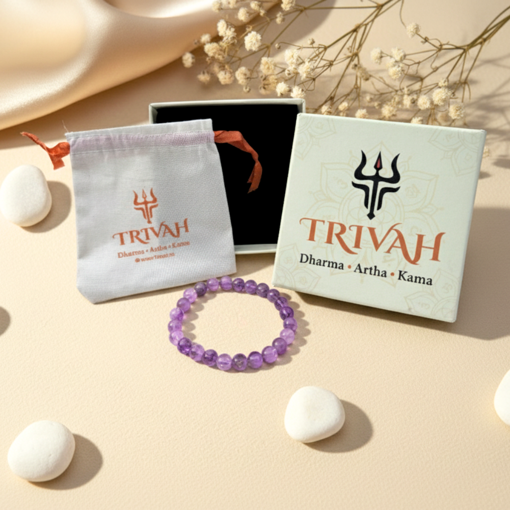 Amethyst Calmness Stone Bracelet