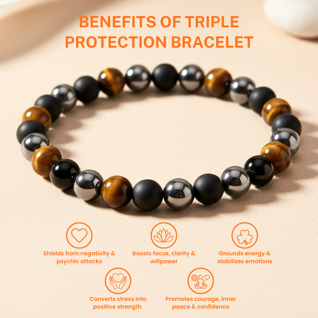 Triple Protection Energy Bracelet
