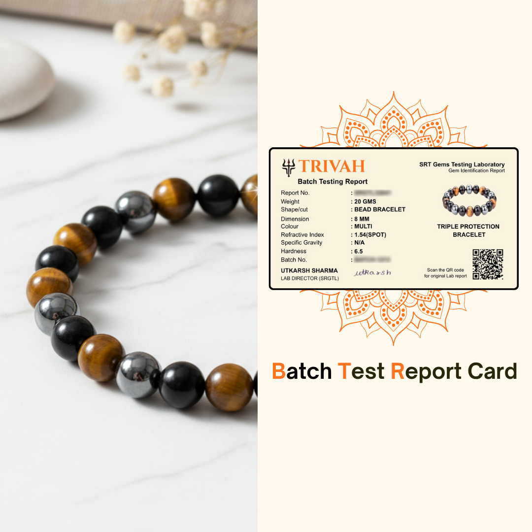 Triple Protection Bracelet (Govt. Lab Certified)