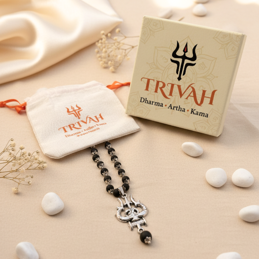 Om Trishul Karungali Shiva Mala