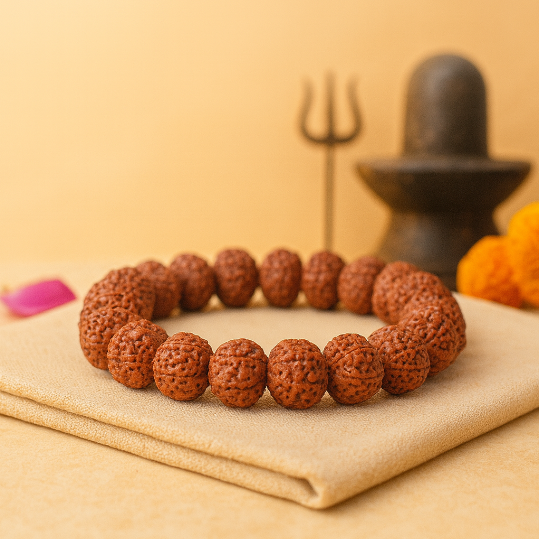 Trivah 7 Mukhi Rudraksha Bracelet