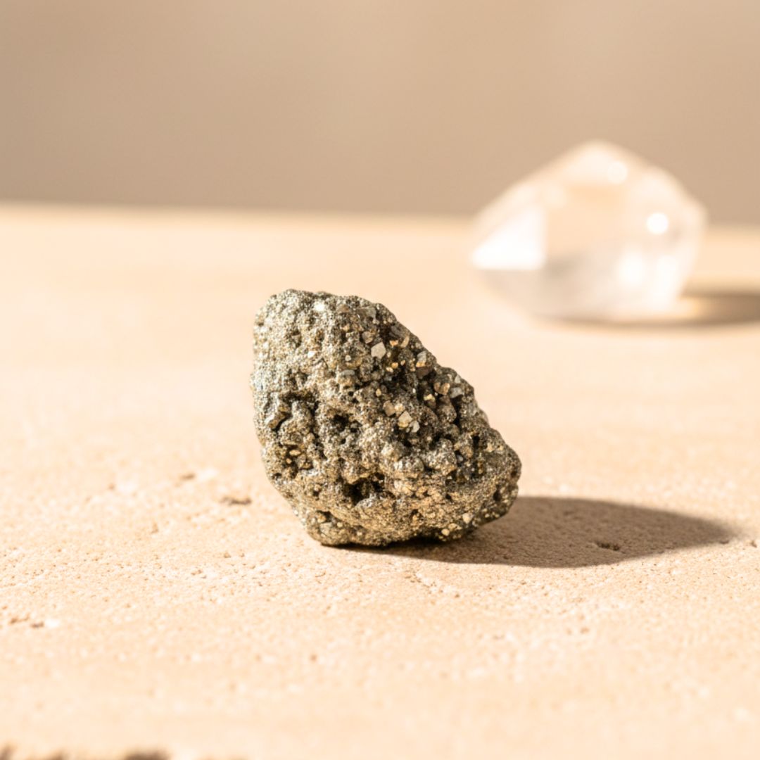 Raw Pyrite Stone – Natural Wealth & Protection Crystal