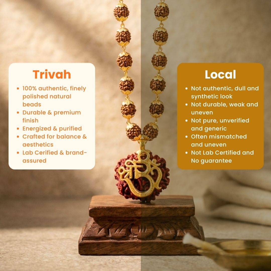 Shree Om Divine Rudraksha Mala