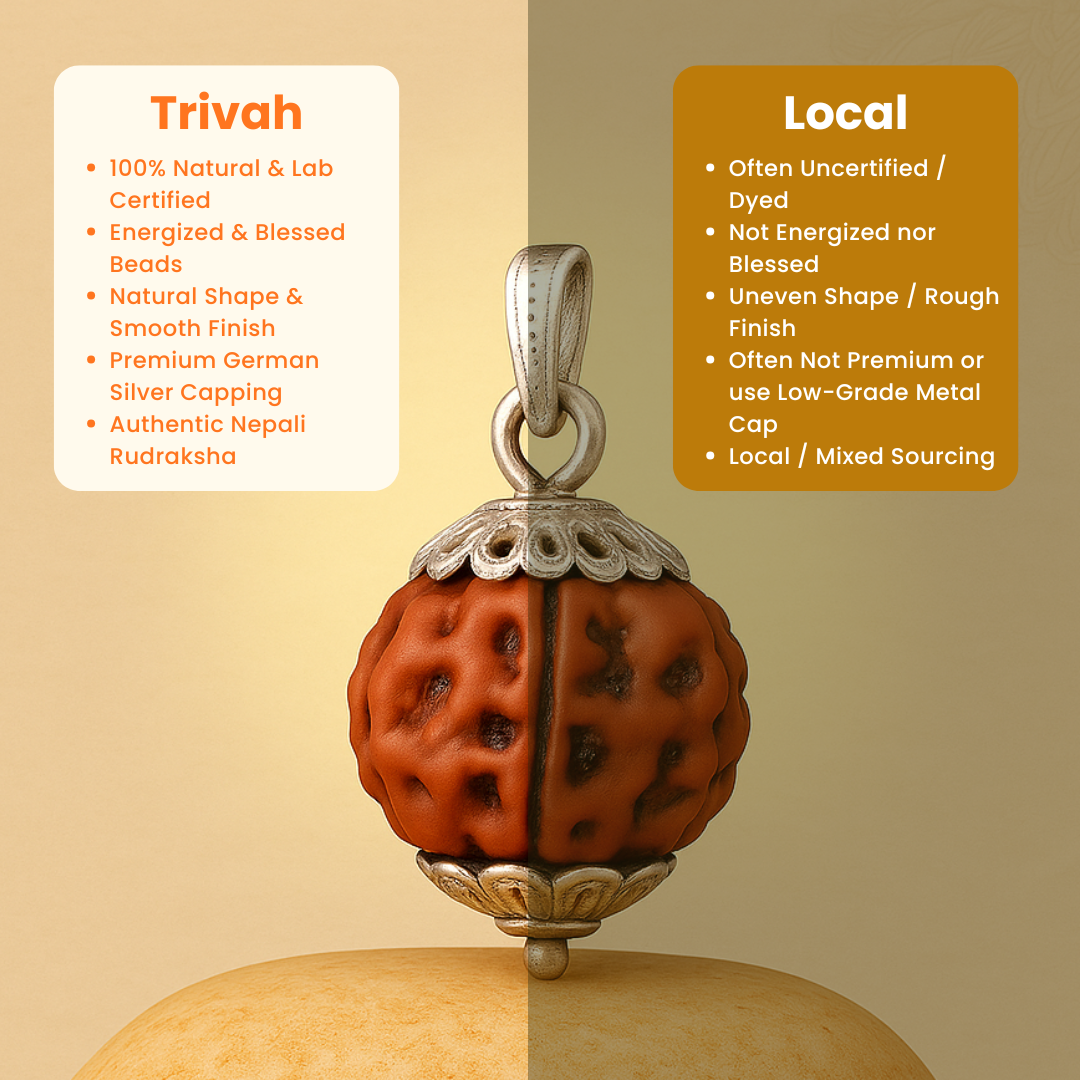 Trivah 5 Mukhi Nepali Rudraksha