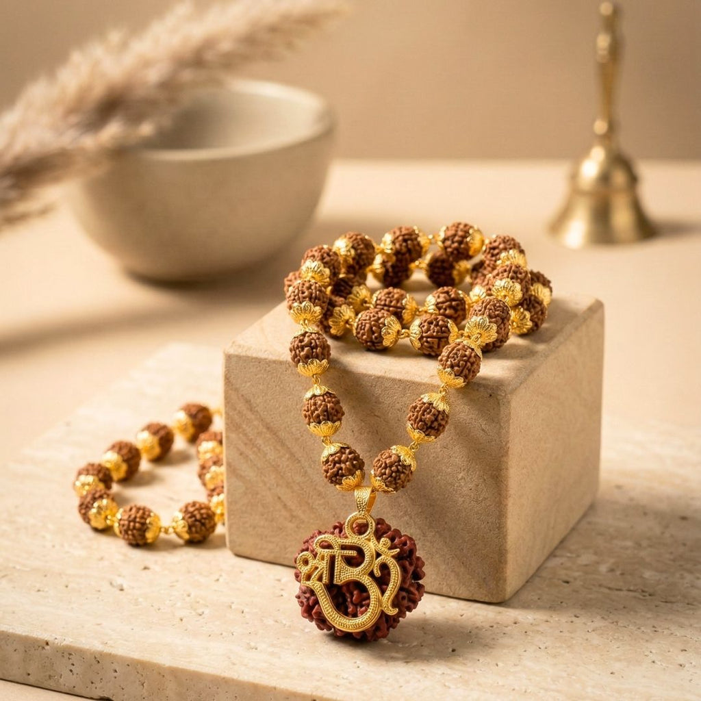 Shree Om Divine Rudraksha Mala