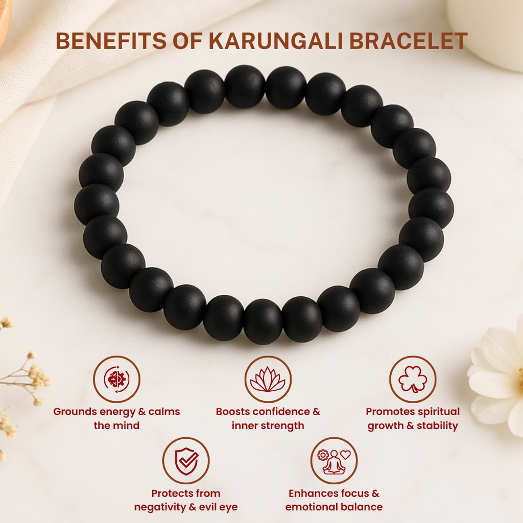 Natural Karungali Daily Wear Bracelet