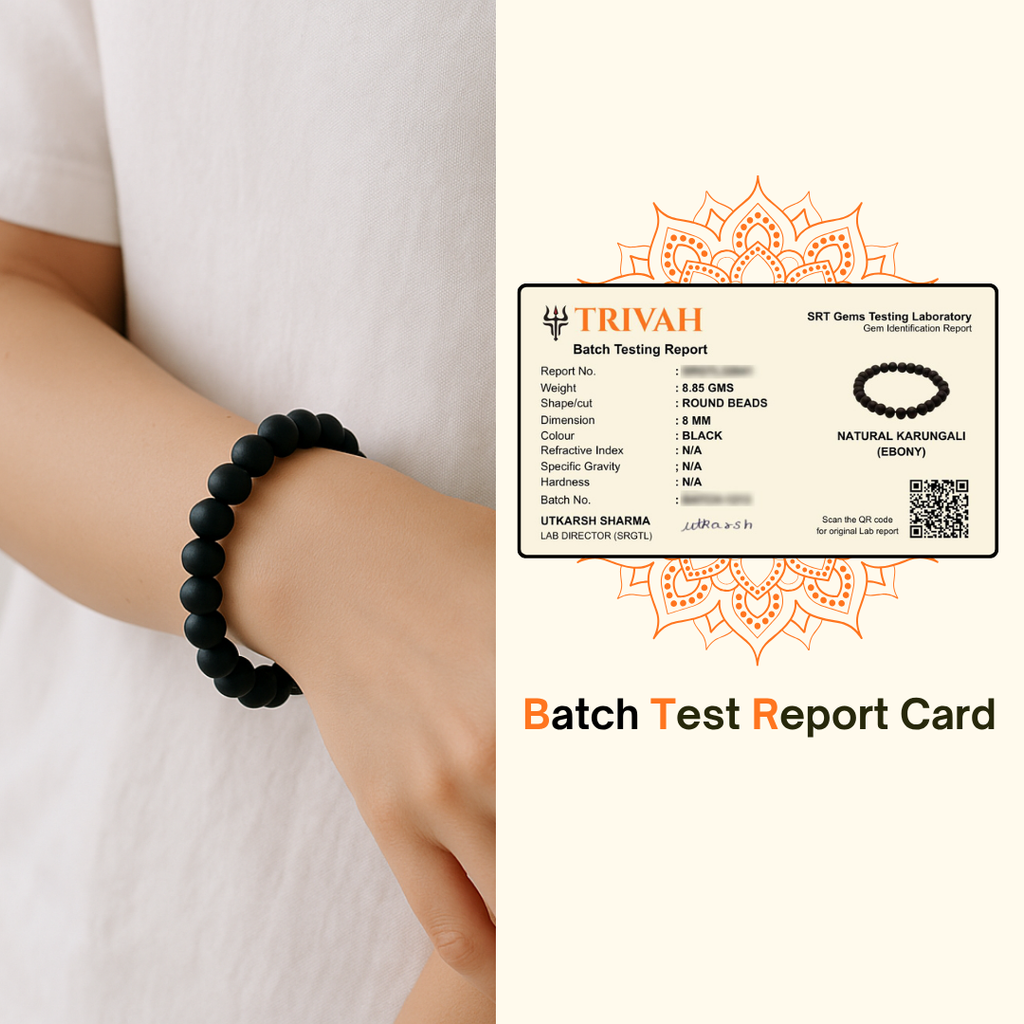 Natural Karungali Daily Wear Bracelet