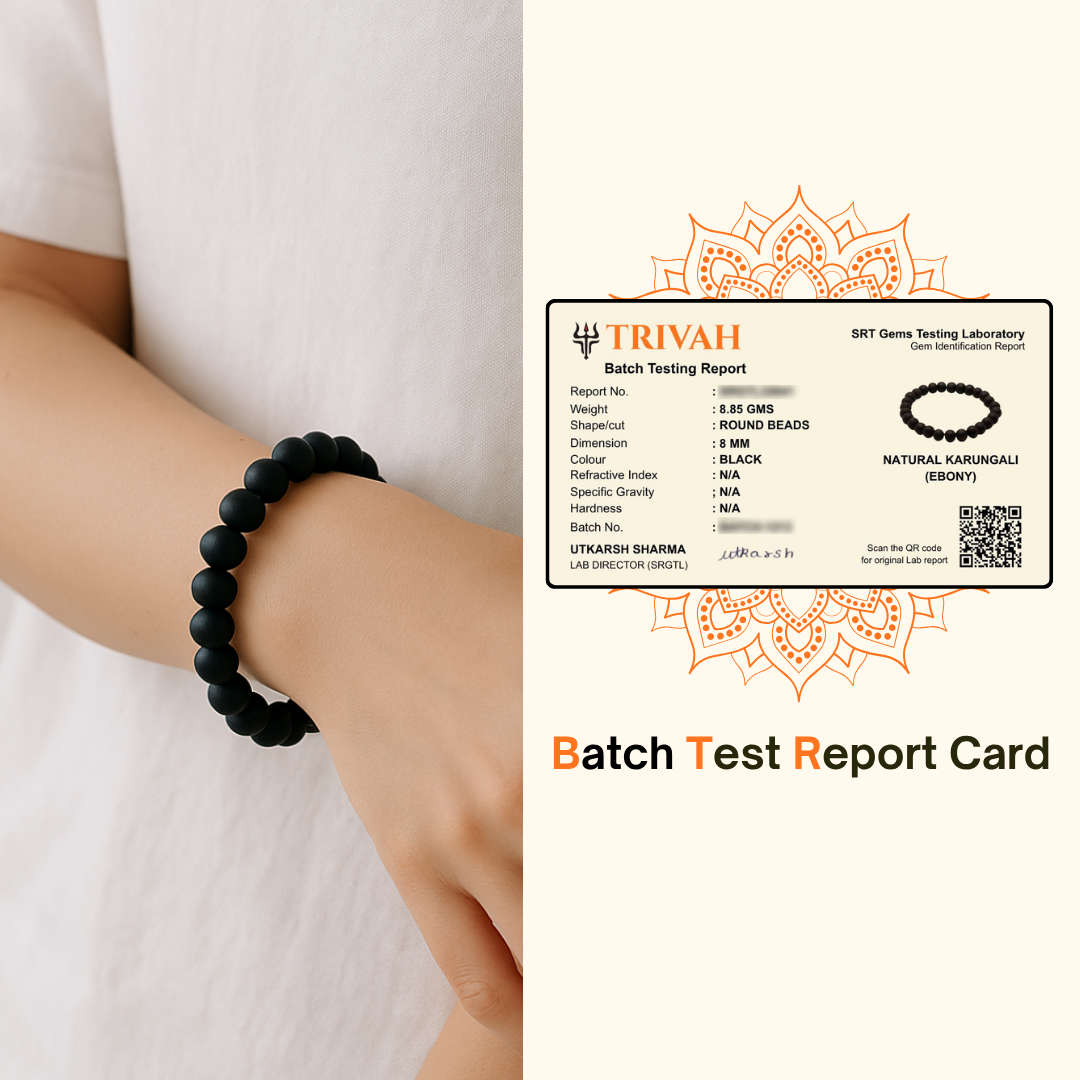 Natural Karungali Daily Wear Bracelet