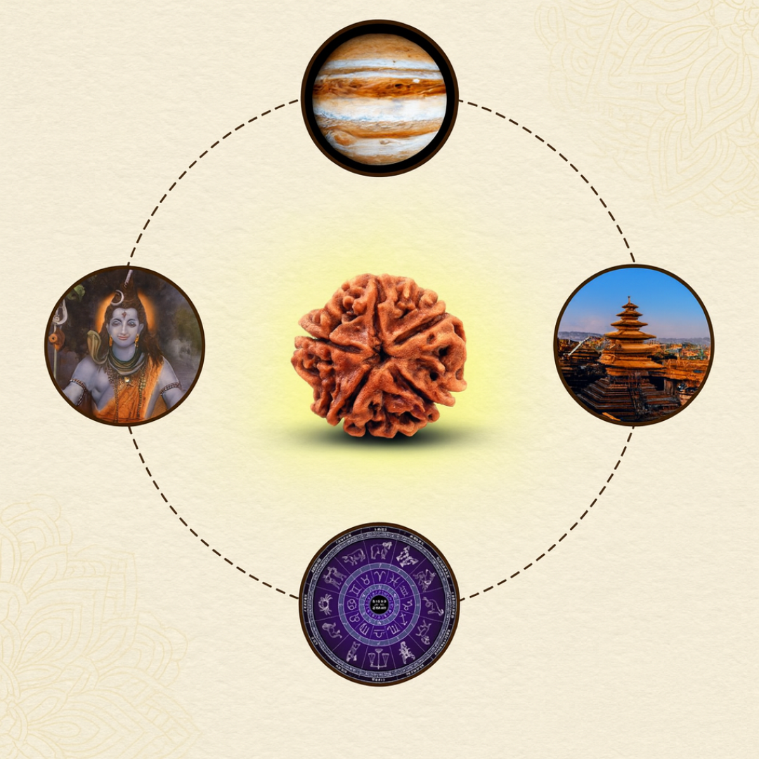 Trivah 5 Mukhi Nepali Rudraksha