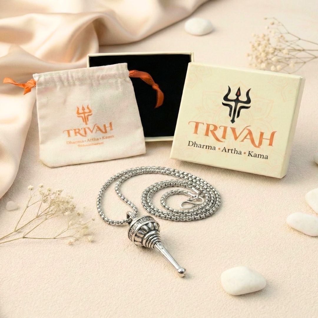 Hanuman Ji Gada Pendant with Chain