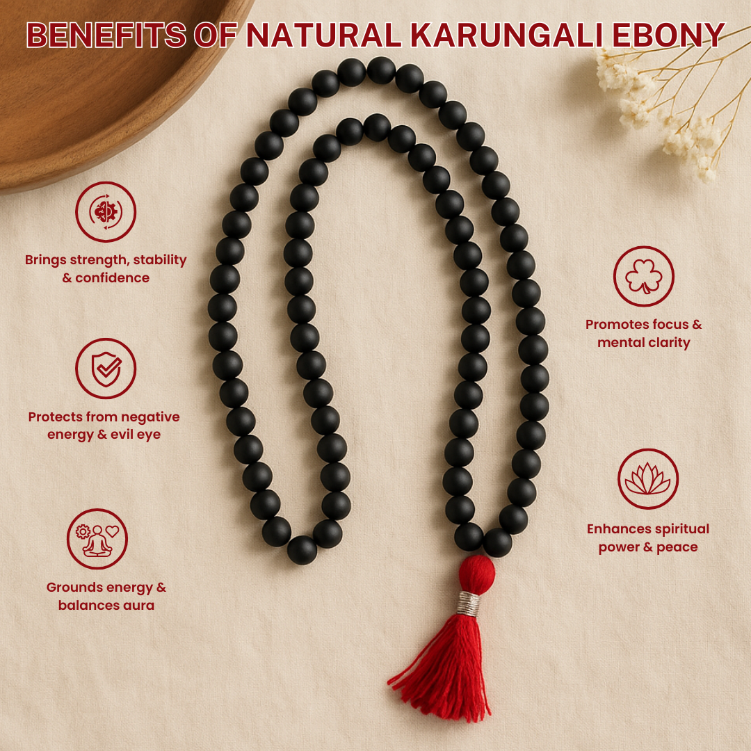 108 Beads Divya Karungali Mala