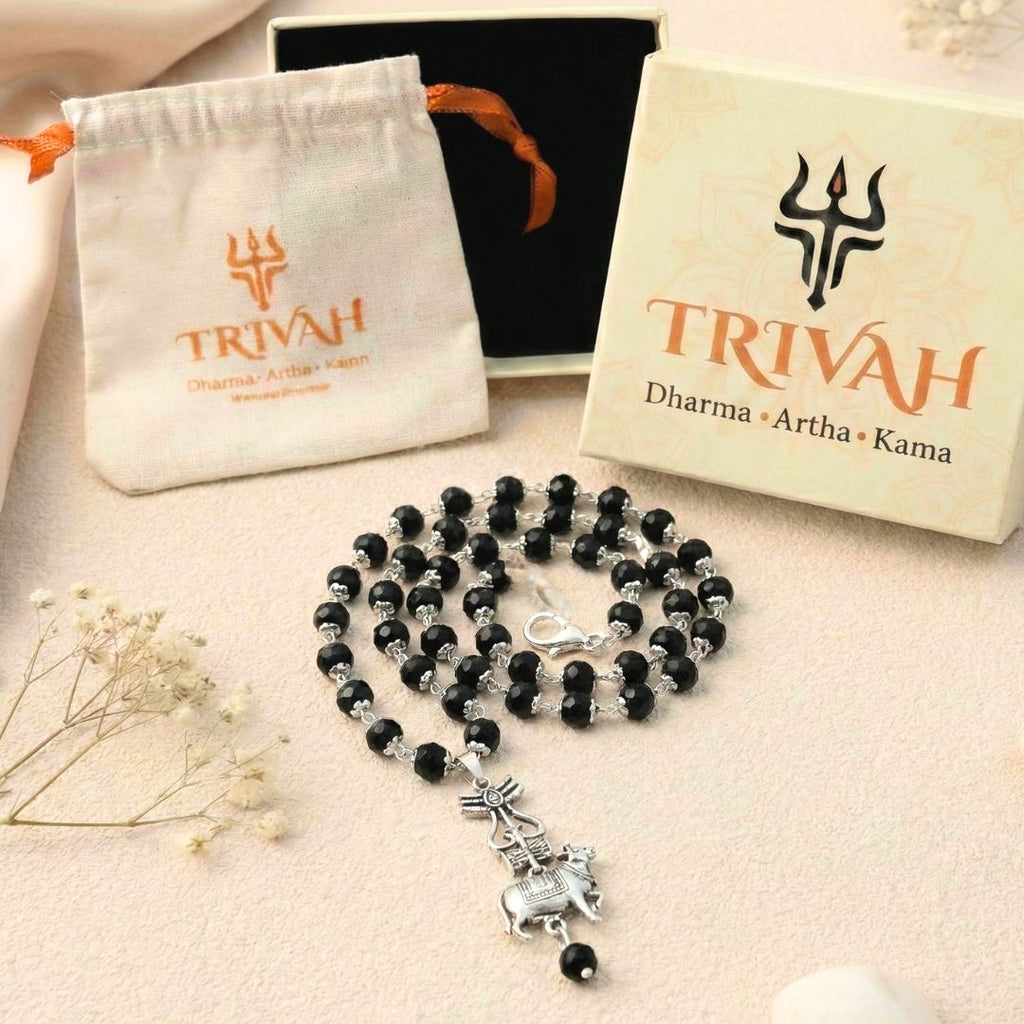 Sacred Shiv Nandi Karungali Mala