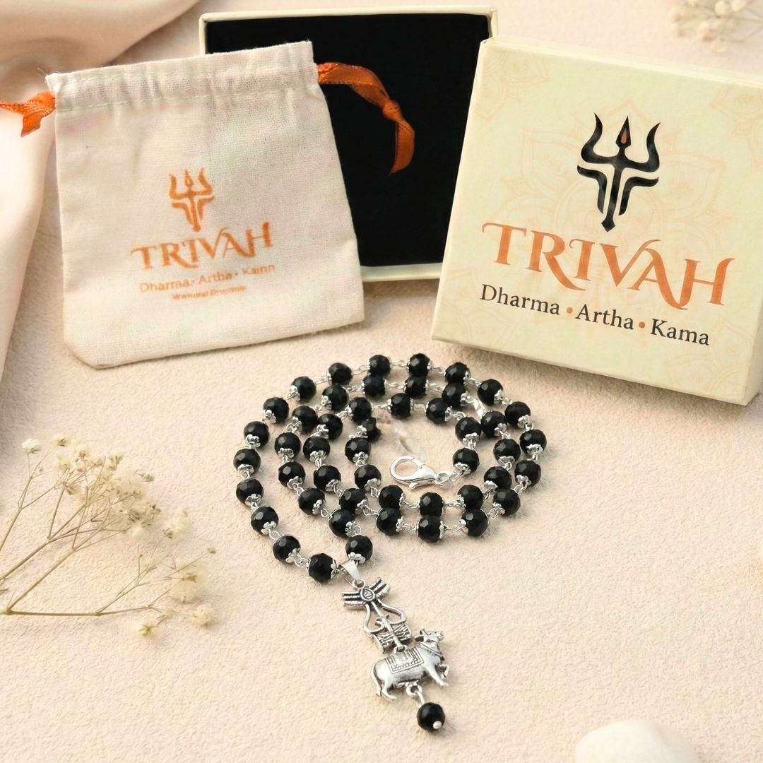 Sacred Shiv Nandi Karungali Mala