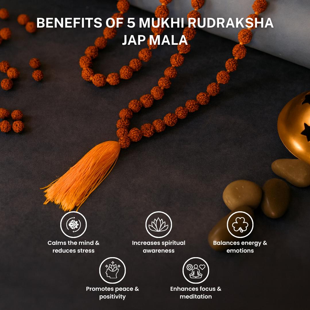 Trivah 108 Rudraksha Jap Mala