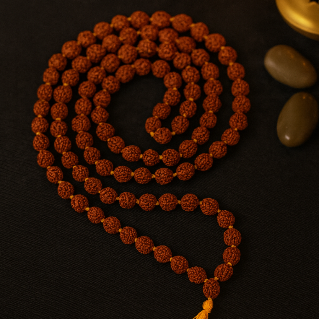 Trivah 108 Rudraksha Jap Mala