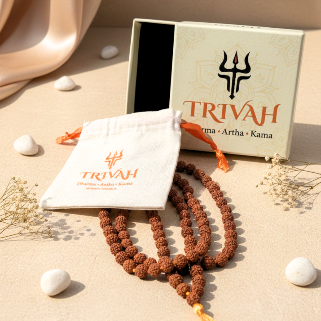 Trivah 108 Rudraksha Jap Mala