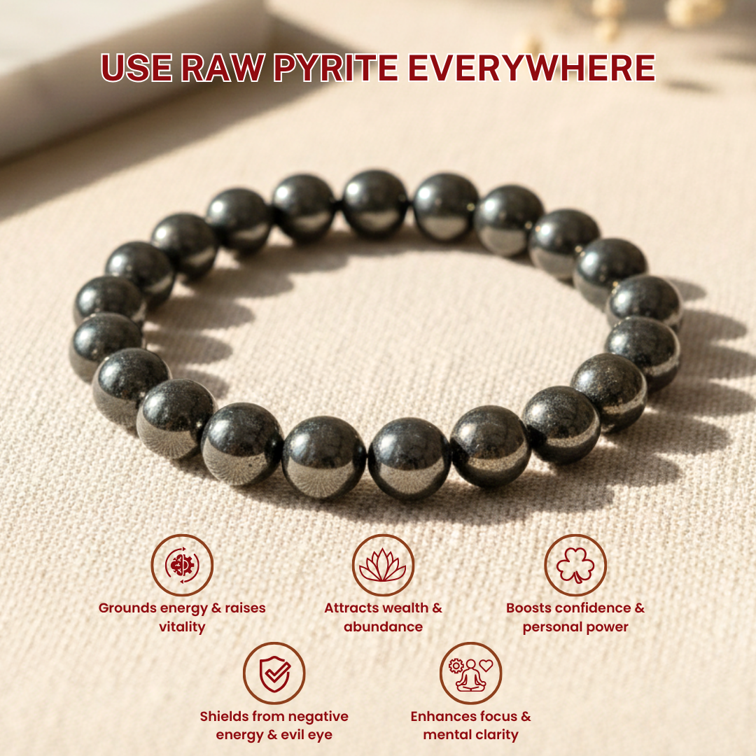 Premium Pyrite Wealth Bracelet