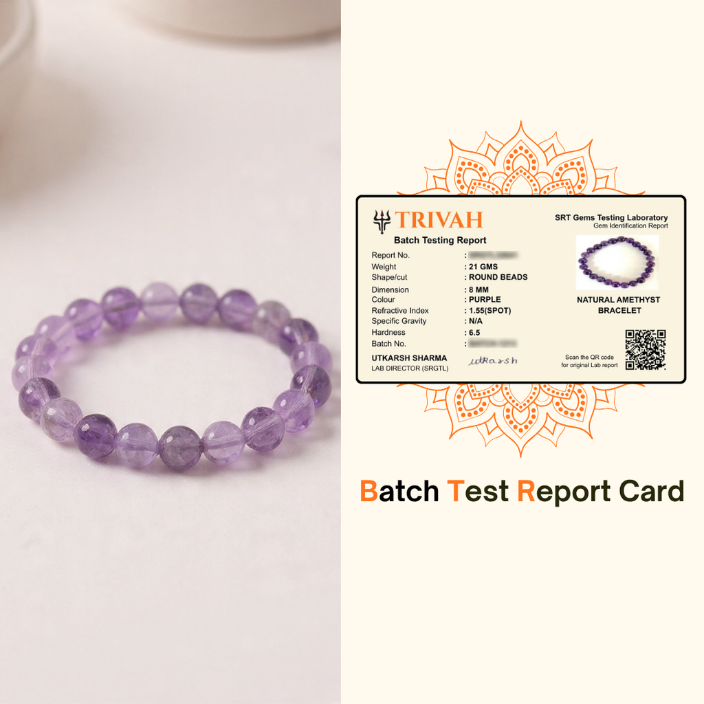 Amethyst Calmness Stone Bracelet