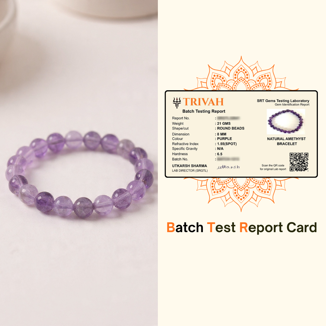 Amethyst Calmness Stone Bracelet