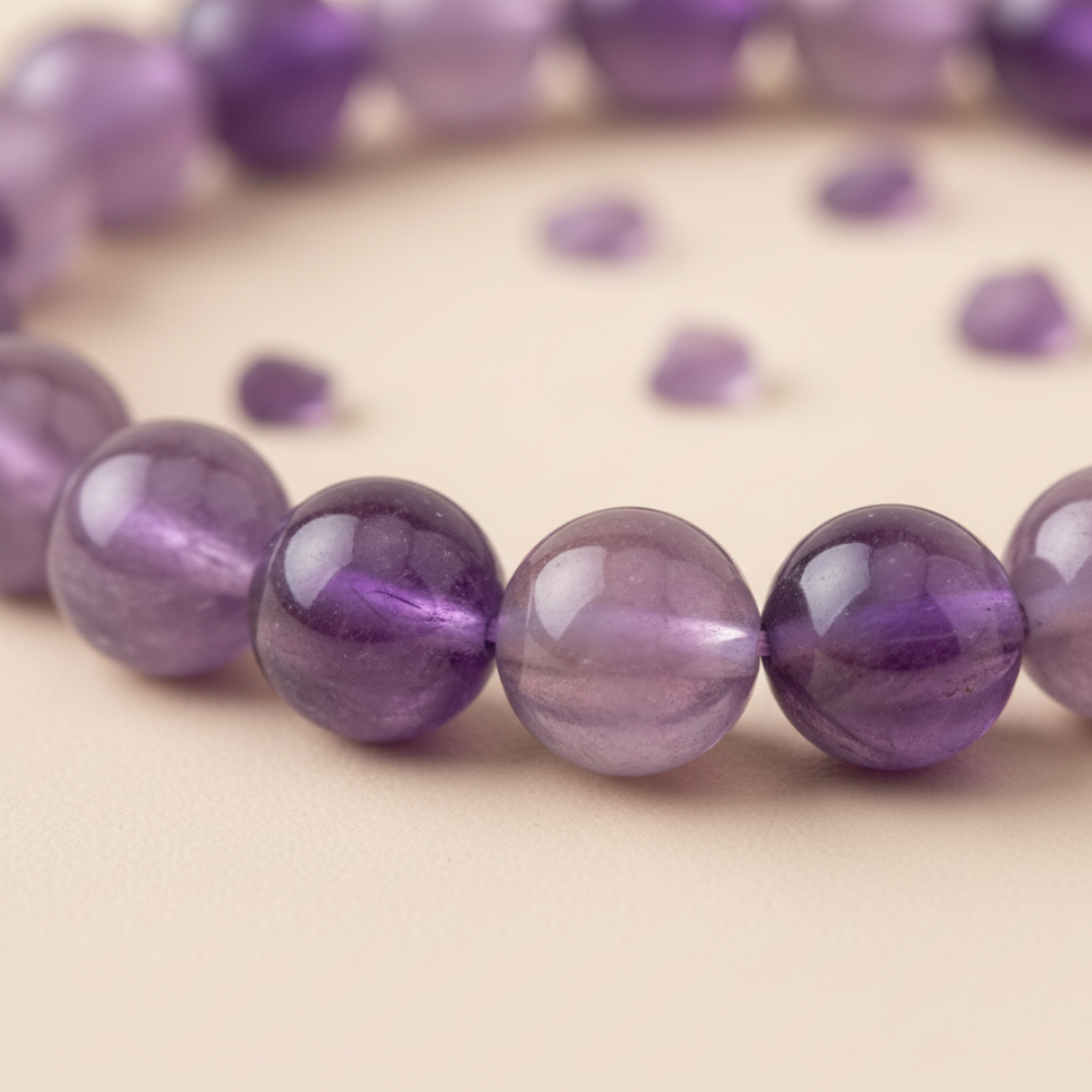 Amethyst Calmness Stone Bracelet