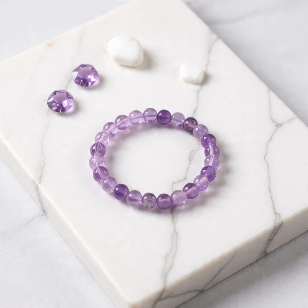 Amethyst Calmness Stone Bracelet