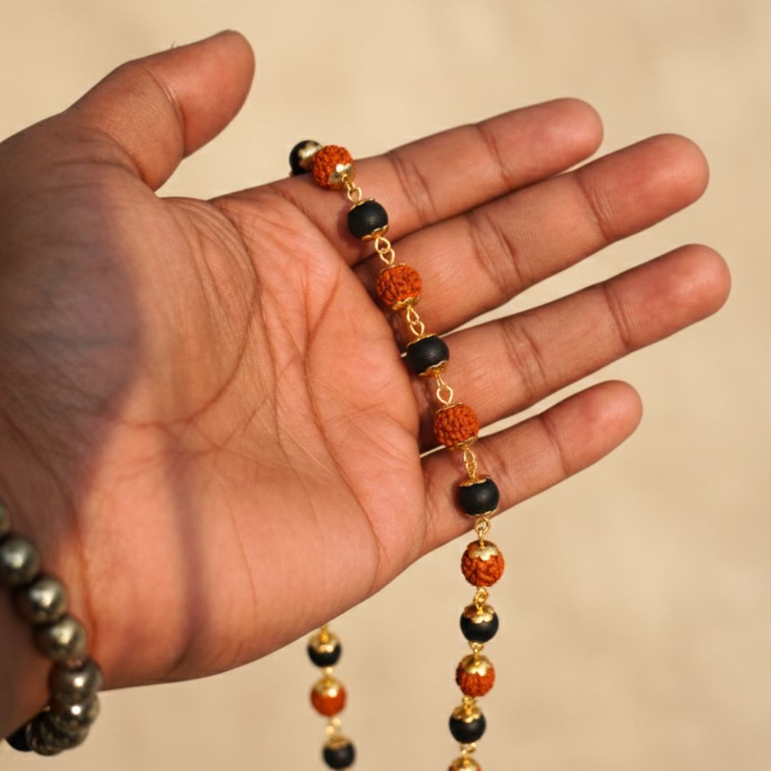 Karungali Rudraksha Mala