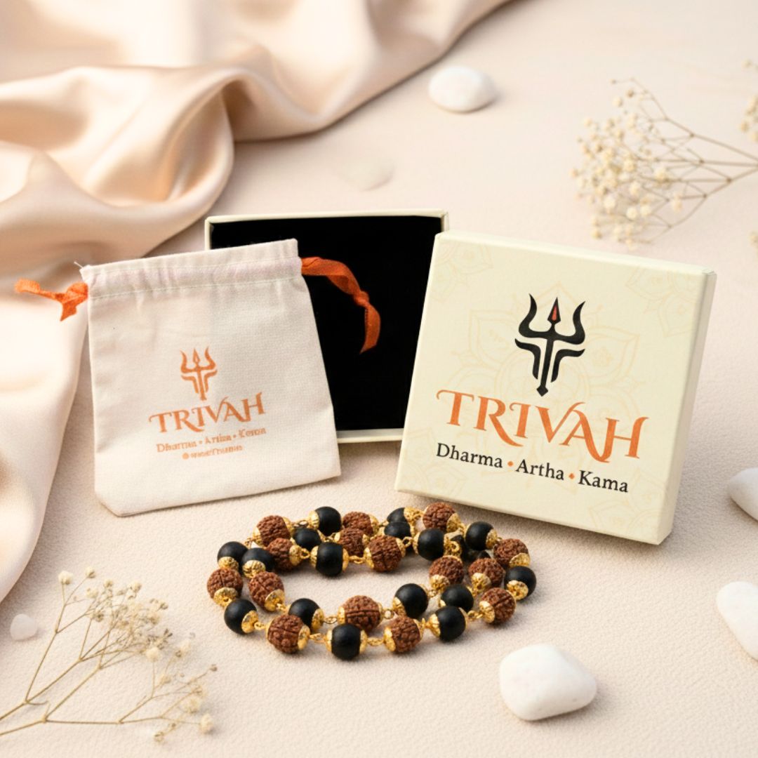 Karungali Rudraksha Mala